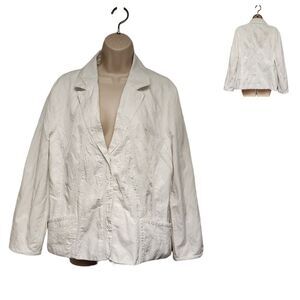 Chico's Single Breasted Long Sleeve Blazer Size 3-XL